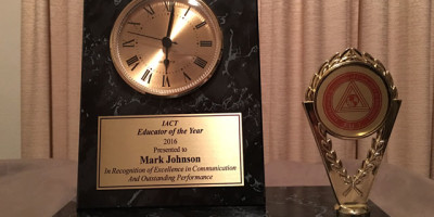 Mark Johnson IACT 2016 Educator of the Year